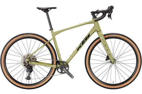 Ktm KTM Gravelator 25 - 28 Zoll - Diamant - 2026 - Mineral Green Matt/Black Glossy - Größe L / 57 CM