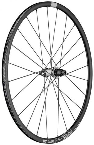 DT Swiss DTSwiss DT Swiss Laufrad PR 1600 Spline Disc 622x18 mm Schwarz - komfortstarkes Rennrad-Vorderrad