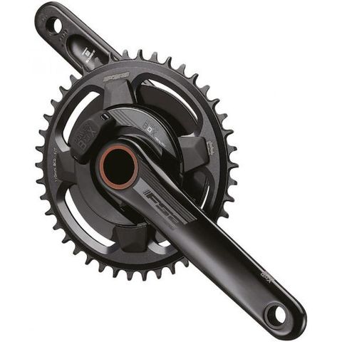 Fsa FSA Leistungsmesskurbel Powerbox Road Alloy 1x 175 mm Schwarz - präzise Wattmessung für Rennrad