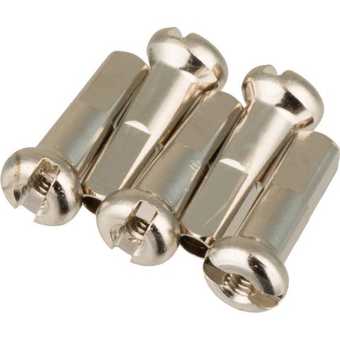 DT Swiss DT Swiss Messing-Nippel 2,0 mm - 5 Stück silber 14 mm