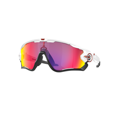 Oakley OAKLEY JAWBREAKER (prizm) Sportbrille polished white/prizm road