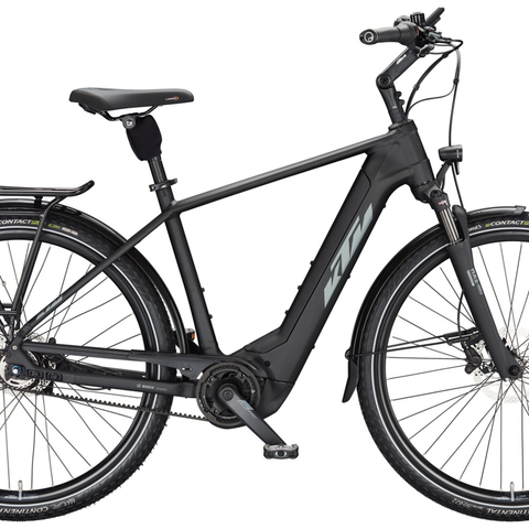 Ktm KTM MACINA CITY 610 riem zwart mat H 46cm