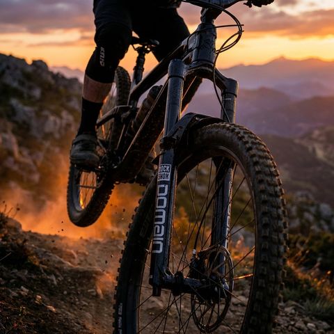 RockShox RockShox LowerLeg 27\"15x110Boost DomainB1+ 11.4018.091.058,GlossBlack,38mm,2022+
