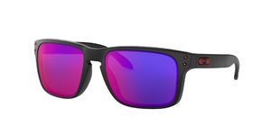 Oakley OAKLEY Holbrook Sport Zonnebril Mat Zwart met Positive Red Iridium Lens