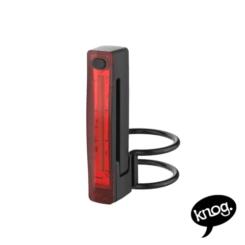 Knog KNOG Stop Lambası - Knog PLUS, 20 Lümen Siyah, Mıknatıs Klips, Şarjlı