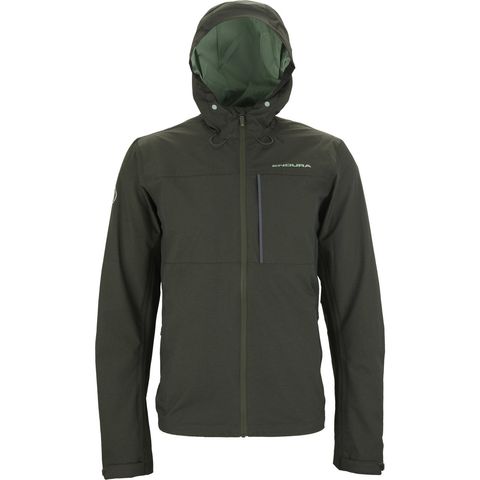 Endura Endura Hummvee Waterproof Hooded Jacke bottle green S