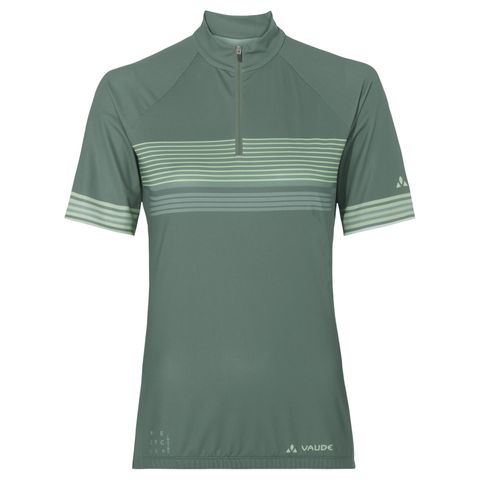 VAUDE VAUDE WOMEN’S POSTA HZ TRICOT II fietsshirt korte mouw dames 34 agave
