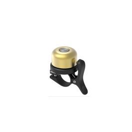 Briviga BRIVIGA Apple AirTag Uyumlu Bisiklet Zili (22.2mm Gidon, Su Geçirmez, Sol Taraf, Gold) 260100