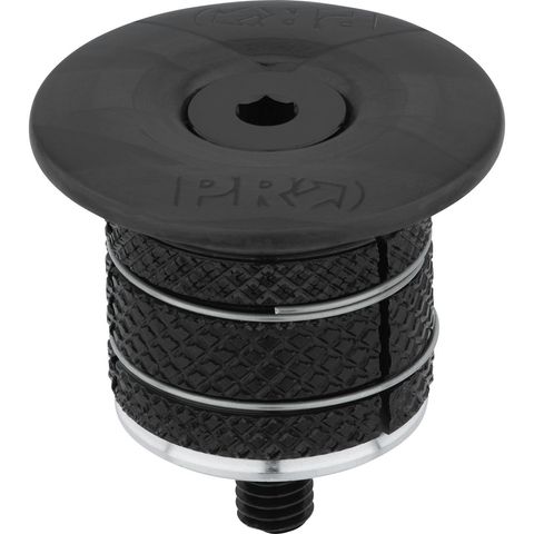 PRO PRO Steuersatzkappe mit Expander für Carbongabelschäfte schwarz 1 1/8"