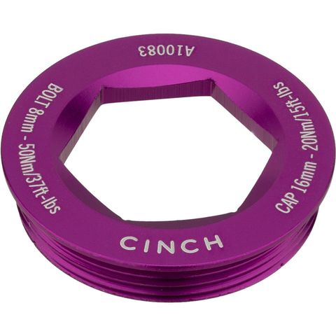 Race Face Race Face Puller Cap Abziehkappe Antriebsseite für Cinch Kurbelschraube purple