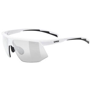Uvex UVEX Aerios V Sport Zonnebril Wit met Smoke Lens
