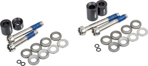 Avid Avid Edelstahl Scheibenbremsadapter +20S Spacer Set für PM auf PM silver Postmount 200 mm, 180 mm