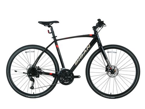 Bisan Bisan TRX 8600 Deore Trekking Bisikleti | 54cm Kadro | Siyah-Kırmızı