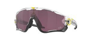 Oakley OAKLEY Jawbreaker Fietsbril Mat Clear met Prizm Road Black Lens