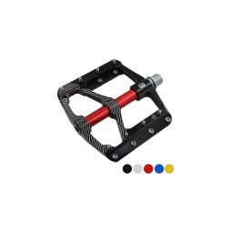 Briviga BRIVIGA Kırmızı Alüminyum Gövdeli, CNC İşlemeli CR-MO Akslı, Kapalı Rulmanlı Pedal (100x105.8mm)