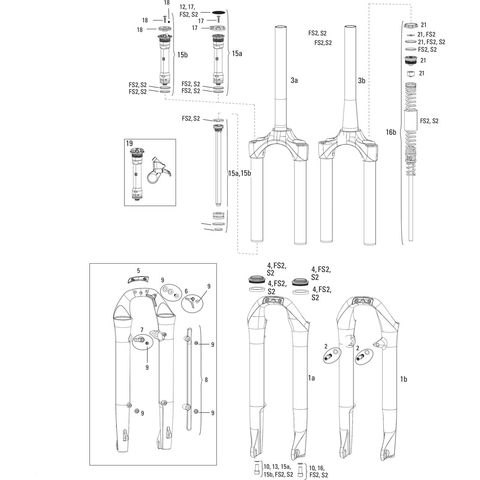 RockShox RockShox Ersatzteile Paragon Silver (A1 / 2015-2016) 4