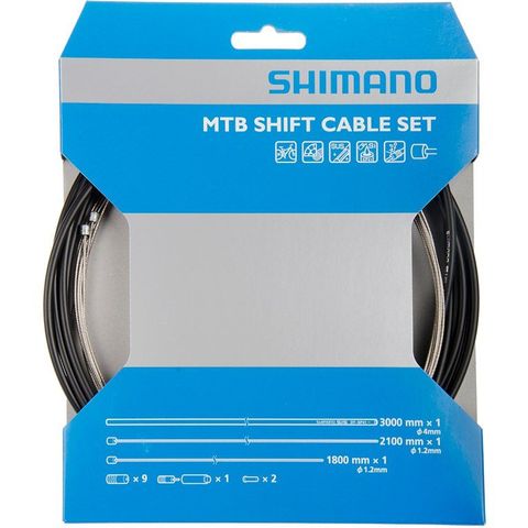 Shimano Shimano Schaltzug-Set MTB OT-SP41 Edelstahl 3000 mm - schwarz
