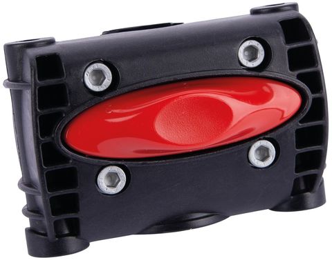 Polisport POLISPORT Kindersitzhalter Bilby/Wallaroo/Boodie/Koolah/Joy - Schwarz Rot - Größe Ø 28-40 mm