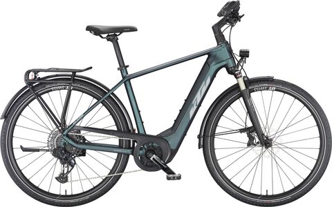Ktm KTM Macina Sport 710 - 750 Wh - 28 Zoll - Diamant - green purple flip matt (silver+blue) - Größe 51 CM