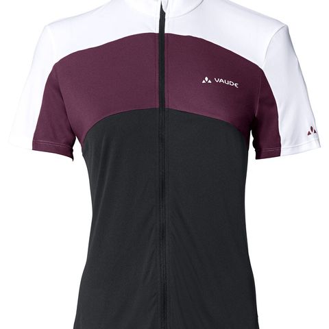 VAUDE VAUDE Matera Korte mouwen Full-Zip jersey dames zwart/lila EU 36 | XS