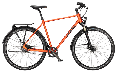 Ktm KTM Life Eight - 28 Zoll - Diamant - Burnt Orange Matt (Blk+Orange) - Größe 63 CM