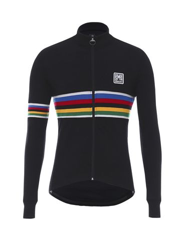 Santini Santini UCI WOOL Büyük Beden Erkek Kışlık Bisiklet Forması RE215075ICONUCI