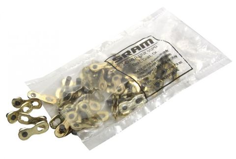 Sram SRAM Kettenverschlussglied  Beutel/26 Stück Power Link 9-fach gold