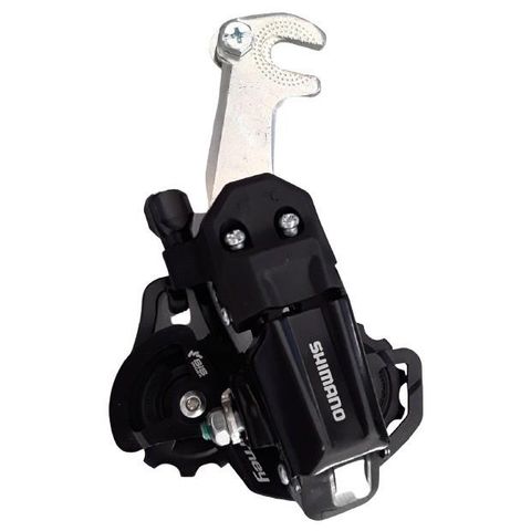 Shimano Shimano Tourney RD-TY200 Kısa Bacak Kulaklı Arka Aktarıcı Siyah