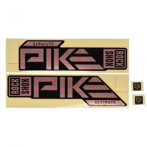 RockShox RockShox Gabel Decal-Kit Pike Ultimate 27|29 Zoll 11.4018.105.063 matt kupfür Folie für gl.schwarz