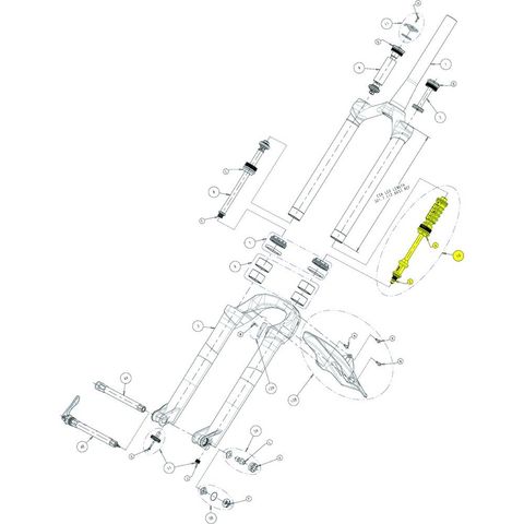 Manitou Manitou Luftfeder Expert Air für R7 32 mm - präzises Tuning für deine Federgabel