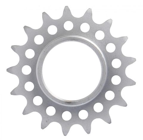 XLC XLC Single Speed Ritzel 1/8",17 Zähne mit Gewinde matt verchromt