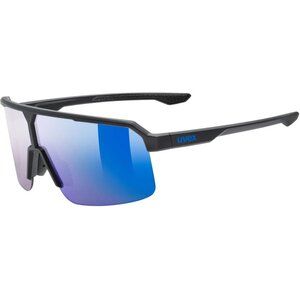 Uvex UVEX Ramp Sport Zonnebril Mat Zwart met Mirror Blue Lens