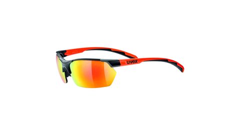 Uvex Uvex Sportstyle 114 Fahrradbrille BLACK MAT ORANGE / ONE SIZE