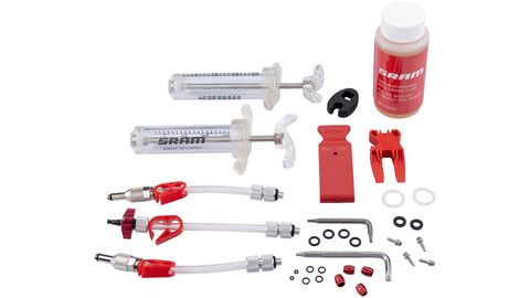 Sram SRAM Ontluchtingsset Professional incl. DOT 5.1 remvloeistof transparant/rood