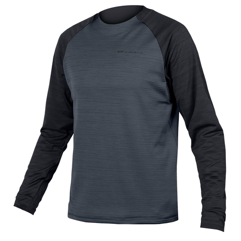 Endura ENDURA SINGLETRACK FLEECE MTB-bikeshirt met lange mouwen black