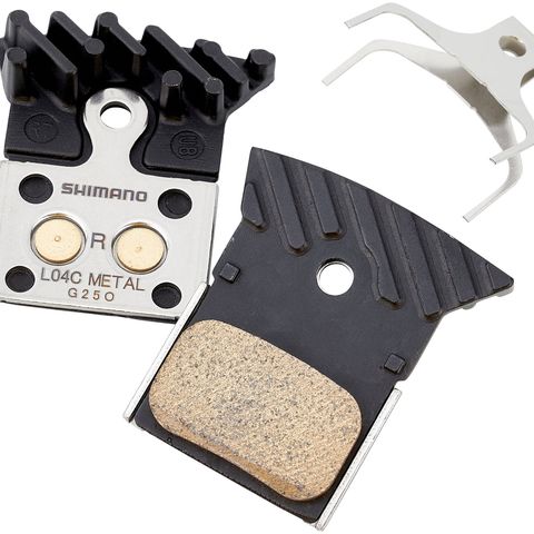 Shimano Shimano L04C Schijfremblokjes Metaal met vinnen voor Dura Ace/Ultegra/105/Tiagra/GRX/Metrea