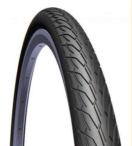 Rubena Mitas Reifen Flash V 66 Classic 22 28x1.75 Zoll 47-622 schwarz Reflex Draht
