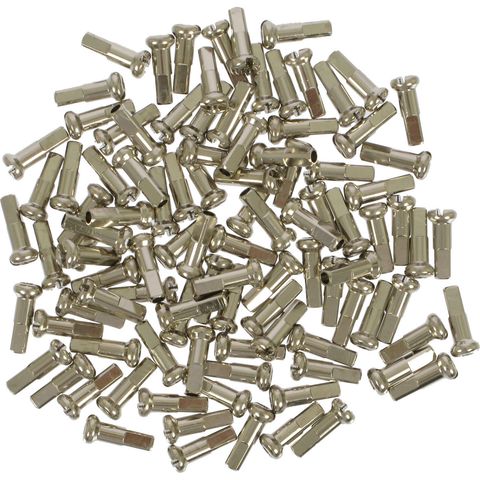 DT Swiss DT Swiss Messing-Nippel 2,0 mm - 100 Stück silber 12 mm