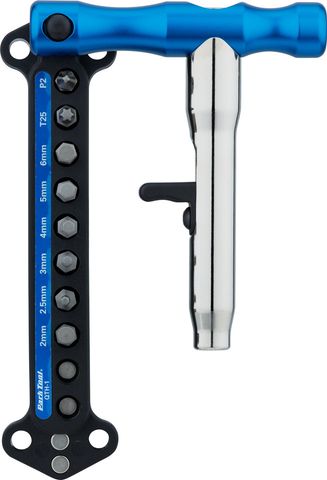 Park Tool ParkTool Schnellwechsel-T-Griff mit Bits QTH-1 blau-silber