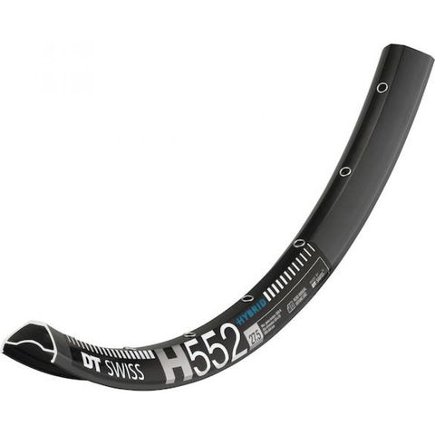 DT Swiss DTSwiss DT Swiss HYBRID H 552 27,5" Felge 30 mm 32 Loch Schwarz - Leichte Hybrid-Felge für E-Mountainbikes