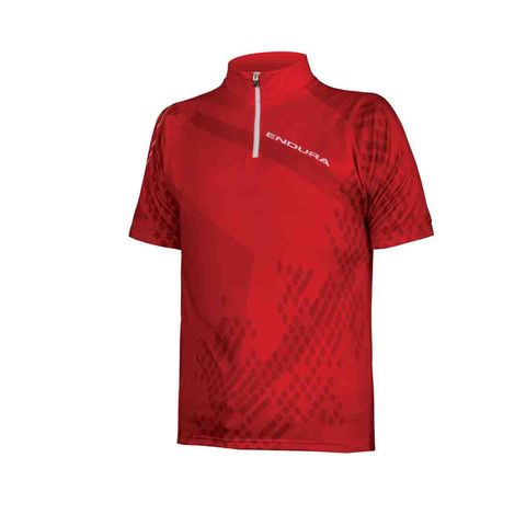 Endura Endura Kindertrikot kurzarm - Ray Shortsleeve - Rot 134/145