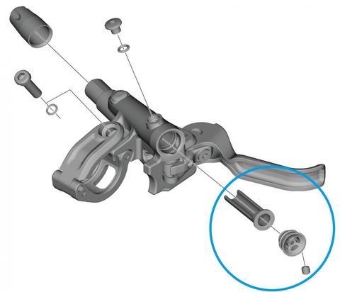 Shimano SHIMANO Membran-Einheit BL-M4100 - Ersatzteil für hydraulische Scheibenbremse