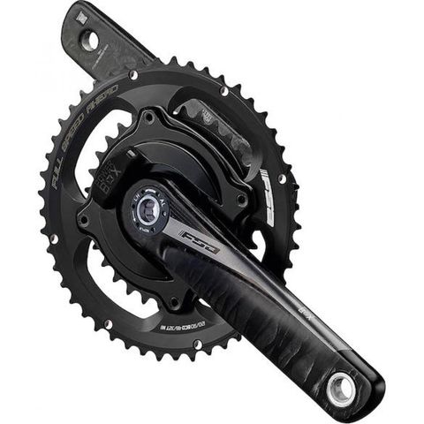 Fsa FSA Leistungsmesskurbel Powerbox Road Carbon Supercompact 175 mm Schwarz - präzise Wattmessung