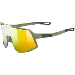 Uvex UVEX Sequenze CV Sport Zonnebril Mat Olijfgroen met Mirror Yellow Lens