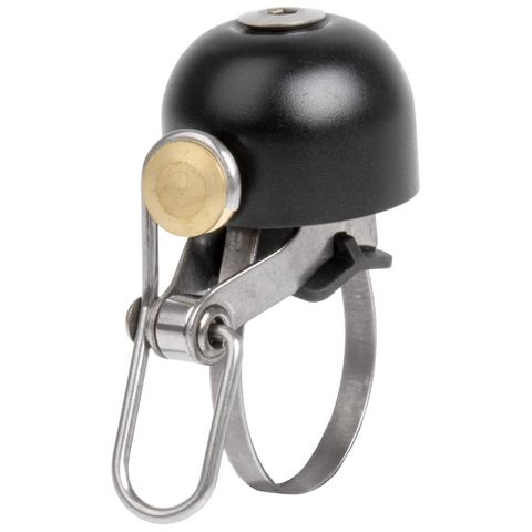 M-Wave MWave M-WAVE Bella C-Yell Mini-Glocke - matt-schwarz, Kupfer, Ø 30 mm
