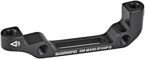 Shimano Shimano SM-MA90 PM/IS Adapter Achter 160mm zwart