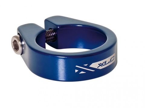 XLC XLC Sattelstütz-Klemmring PC-B09 Ø 34,9mm, blau, Alu, mit Innensechskant