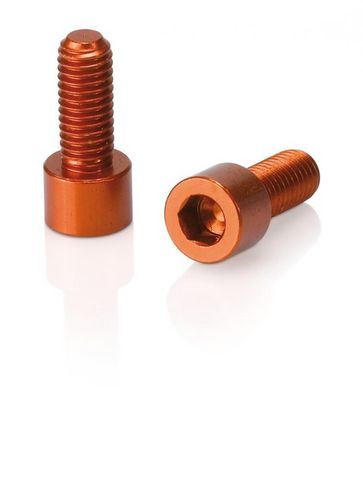XLC XLC Schrauben für Trinkflaschenhalter 2er Set orange