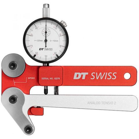 DT Swiss DT Swiss Tensiometer Aerolite II Analog Einheitsgröße Schwarz/silber - präzise Speichenspannungsmessung