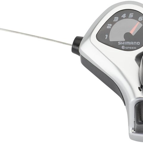Shimano Shimano Tourney SL-TX50 duimschakelaar 6-speed rechts zilver/zwart